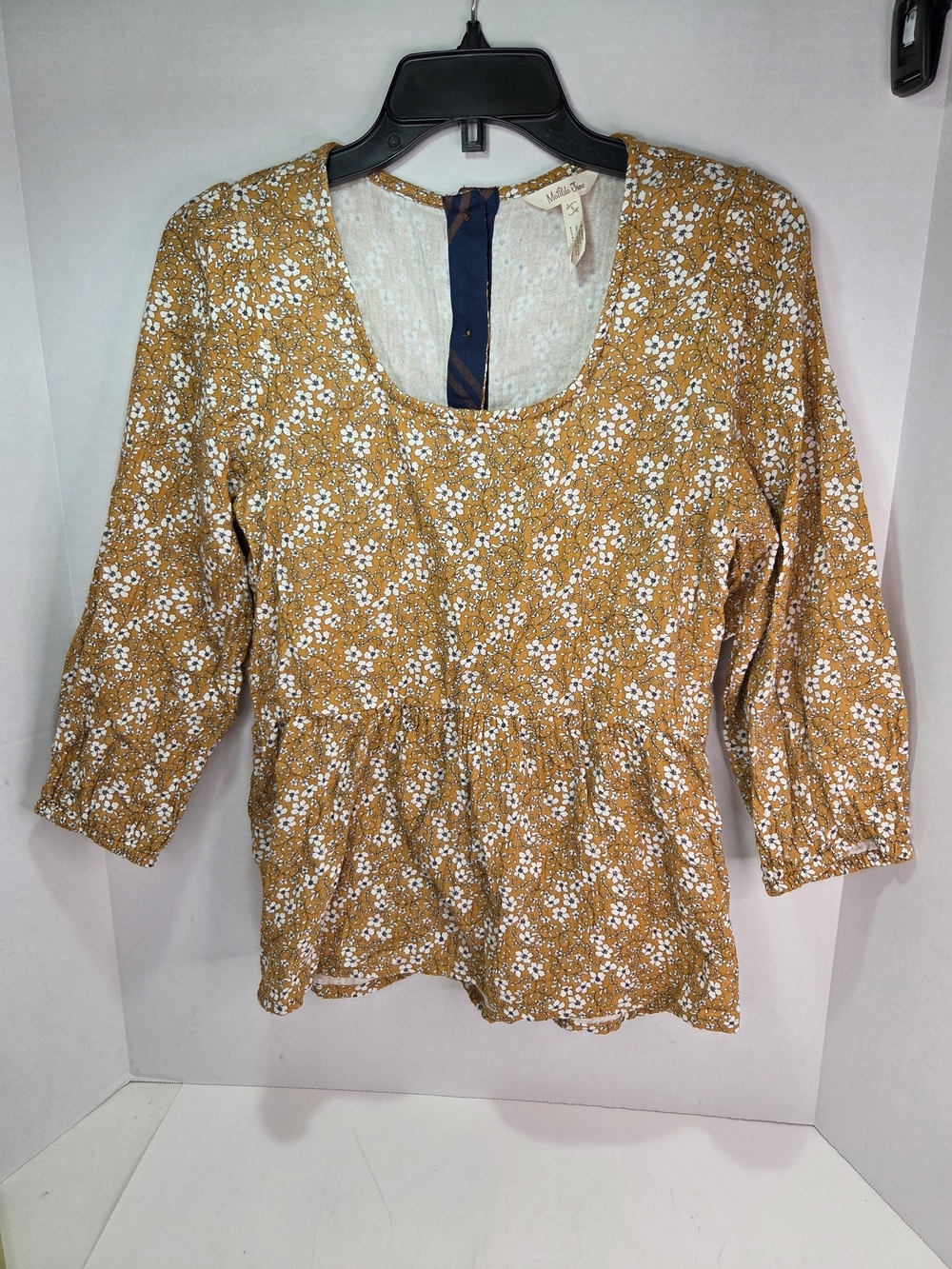 Matilda Jane Shay Ditsy Floral Peplum Top Small